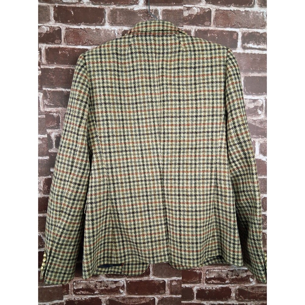 J Crew Regent Blazer Jacket Size 4 Tweed Luxury British Moon Wool Houndstooth - Picture 3 of 11